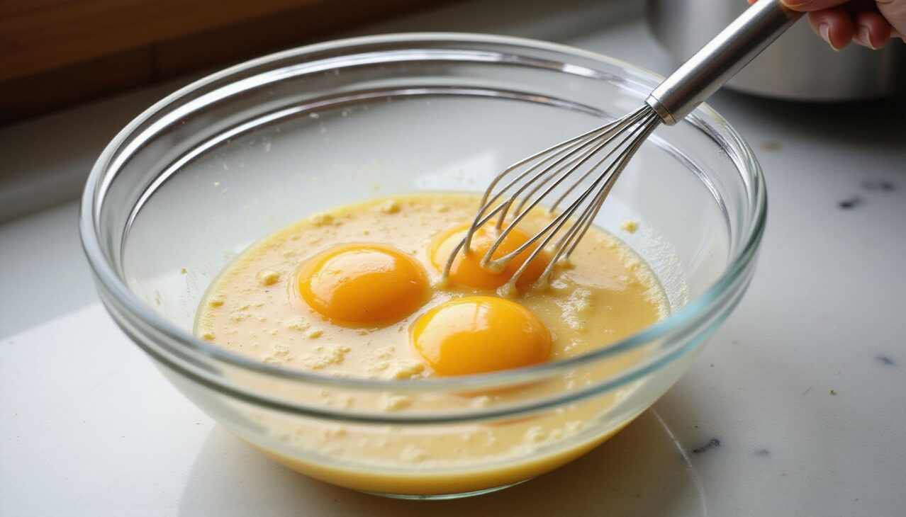 Step 3: Beat the Eggs Thoroughly