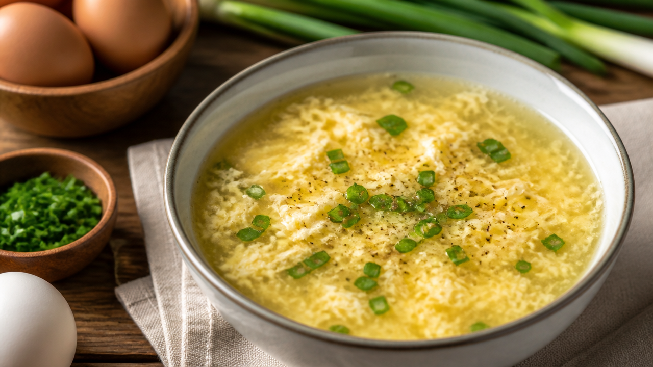 egg soup recipe
