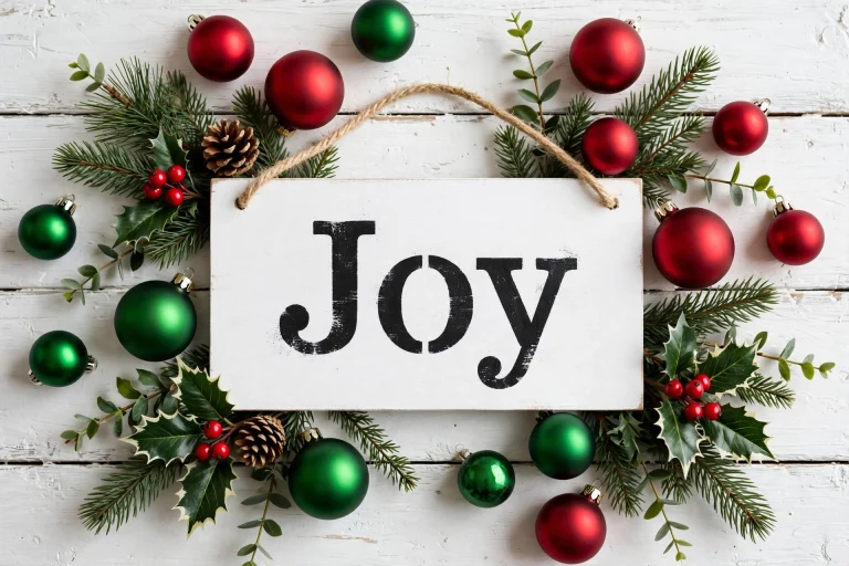 15 Best Christmas Crafts To Sell 1 joy ornament flat lay