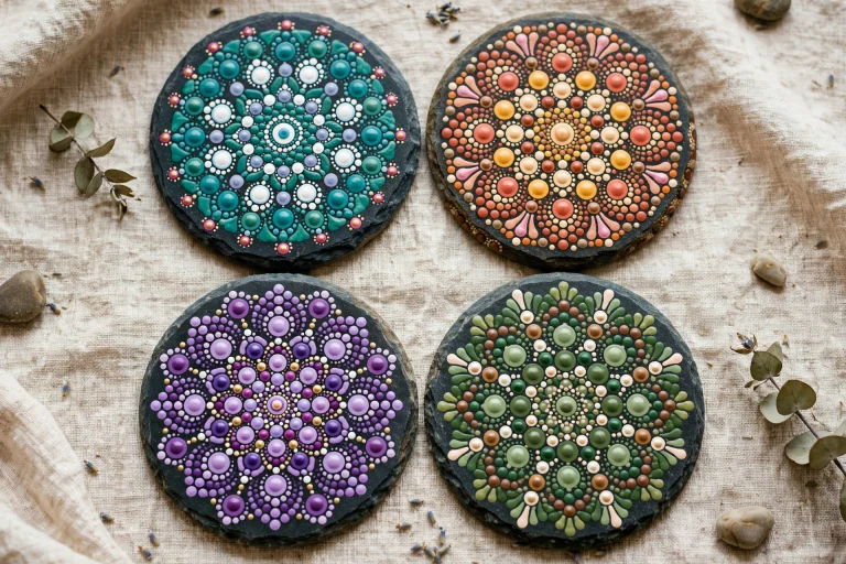 15 Best Quick Crafts To Sell Handmade 2 mandala stone coasters