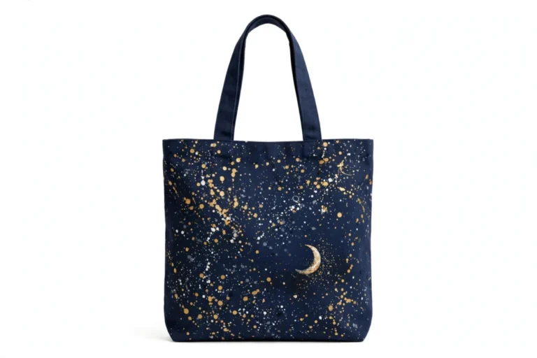 13 Best Tote Bag Design Ideas 9 navy tote starfield