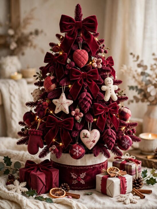 velvet christmas tree