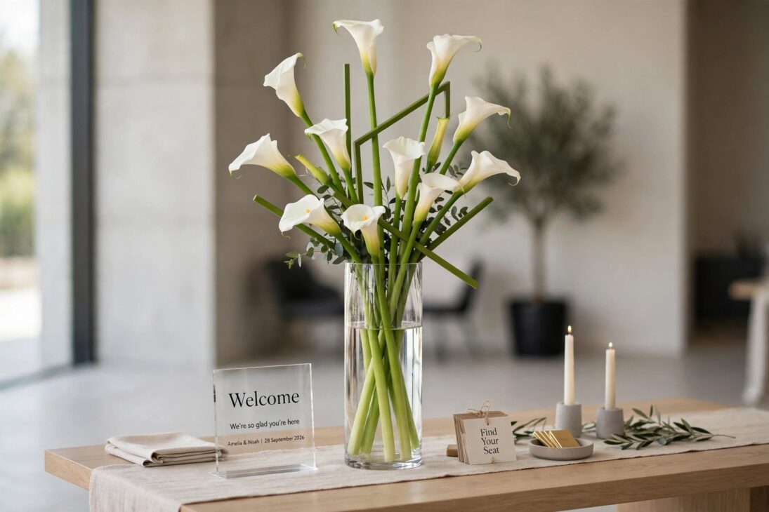 calla_lily_welcome_table calla lily welcome table