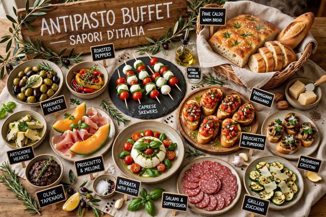 italian antipasto buffet