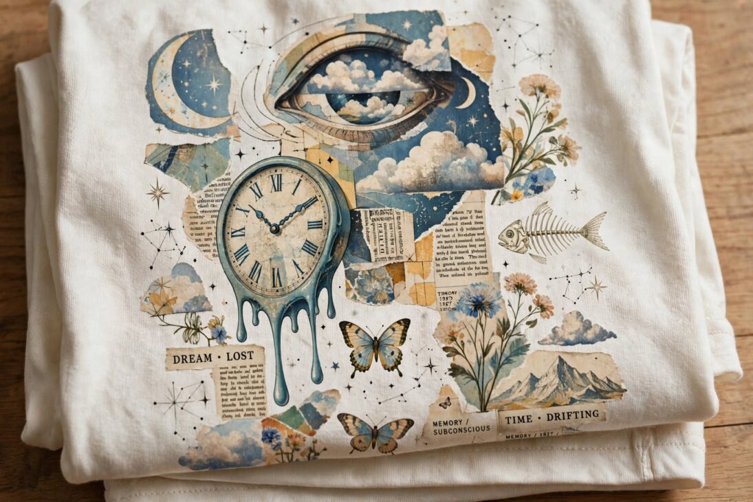 macro tshirt collage