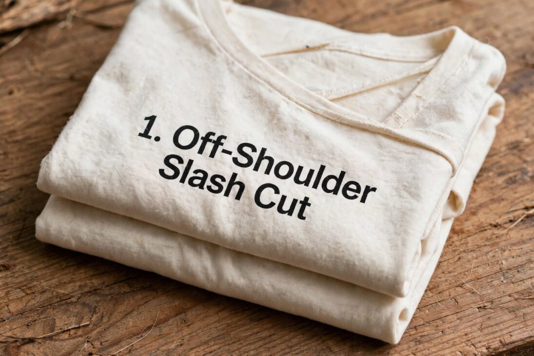 off shoulder shirt print