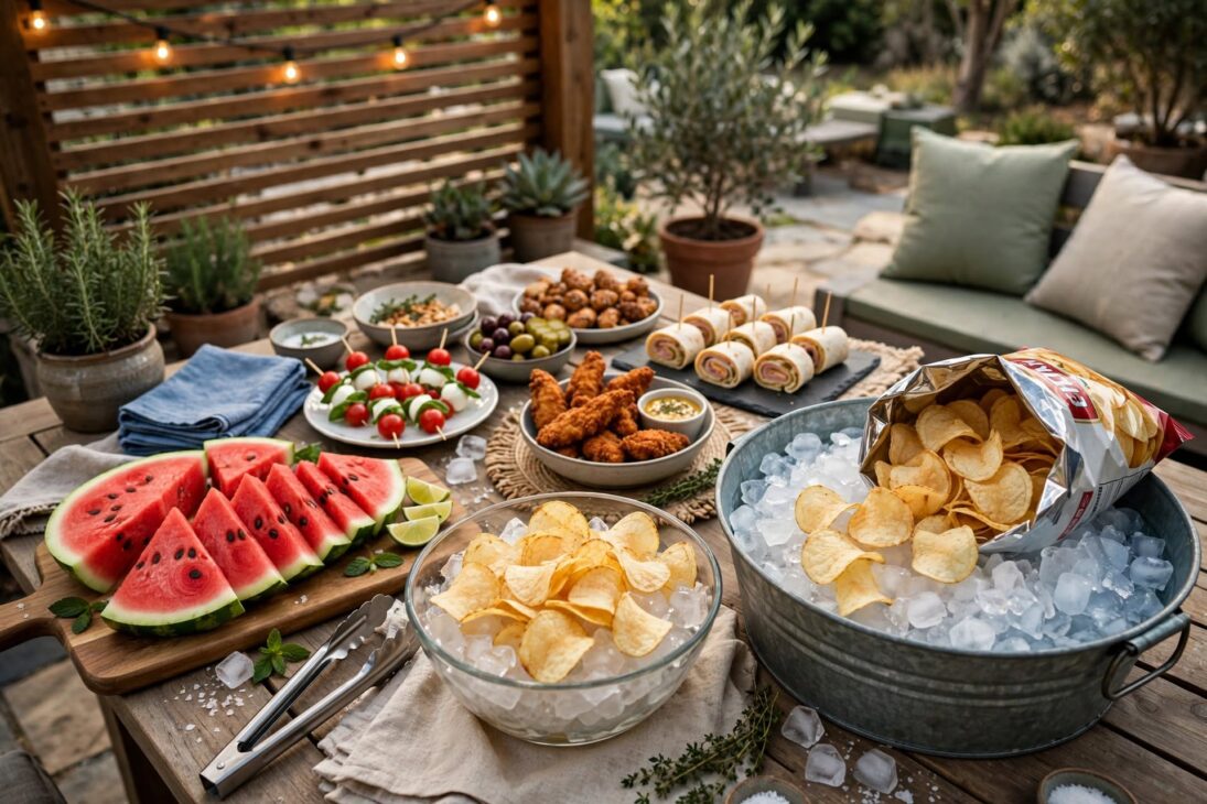 outdoor snack zone