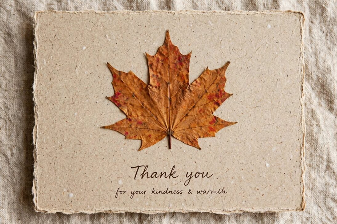 pressed_maple_leaf_card pressed maple leaf card